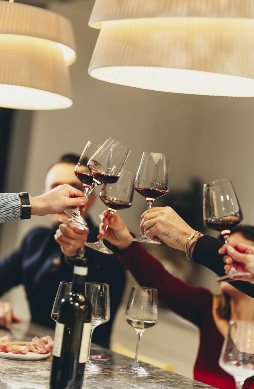 Wine tasting pairing with local sommelier
