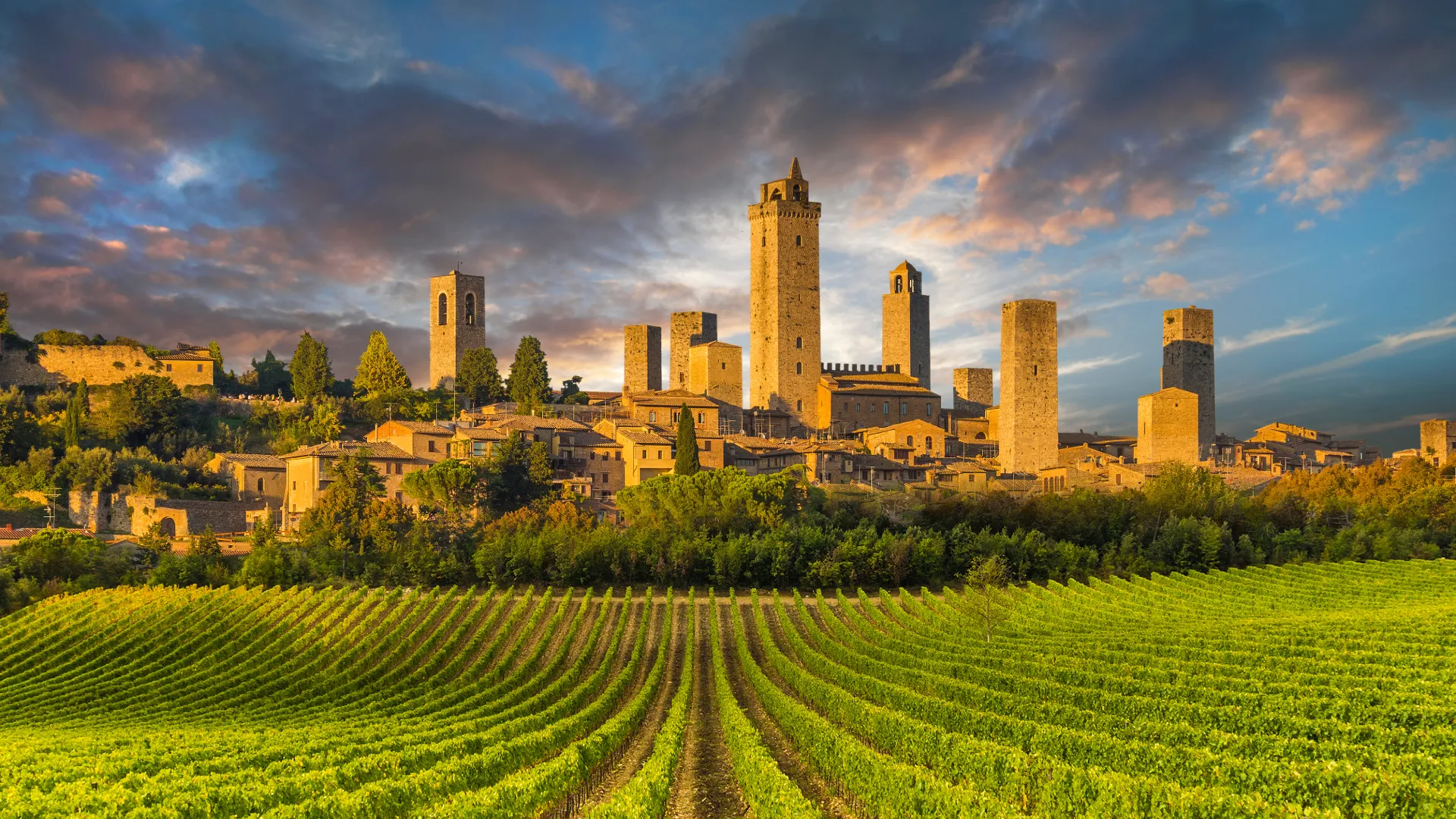 view of san gimignano